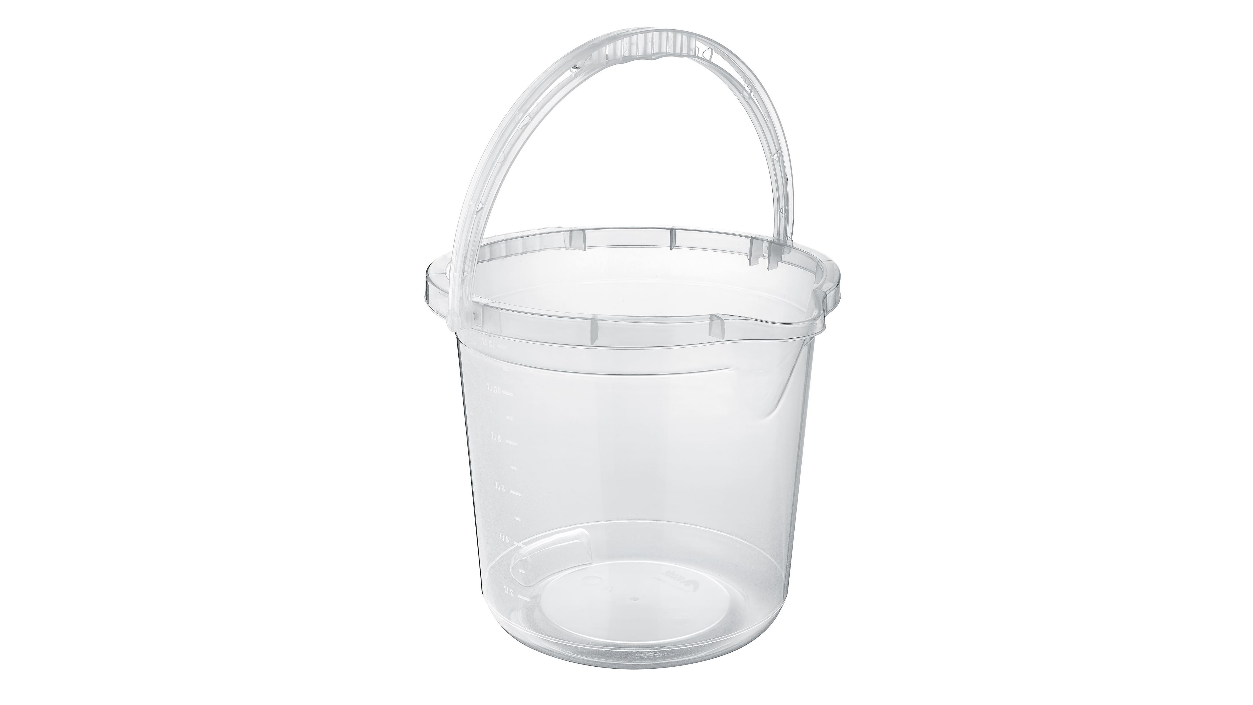 Şeffaf Gagalı Temizlik Kovası