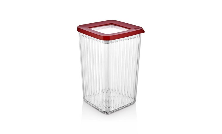 1,20 LT KRİSTAL KARE DERİN SAKLAMA KABI