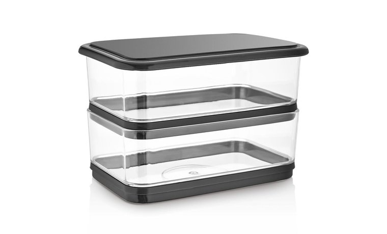 2'Lİ DİKDÖRTGEN KRİSTAL SAKLAMA KABI