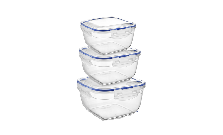 3'LÜ SIZDIRMAZ KARE SAKLAMA KABI SETİ