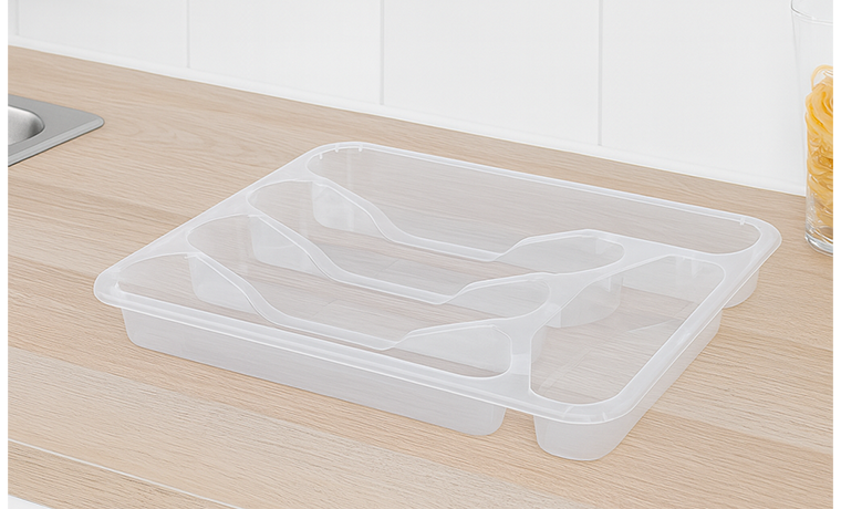 KÜÇÜK ÇEKMECE KAŞIKLIK ŞEFFAF