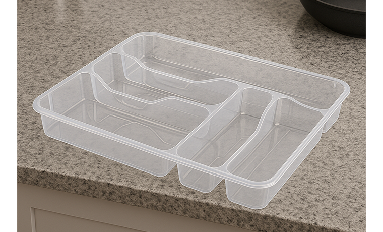 BÜYÜK ÇEKMECE KAŞIKLIK ŞEFFAF