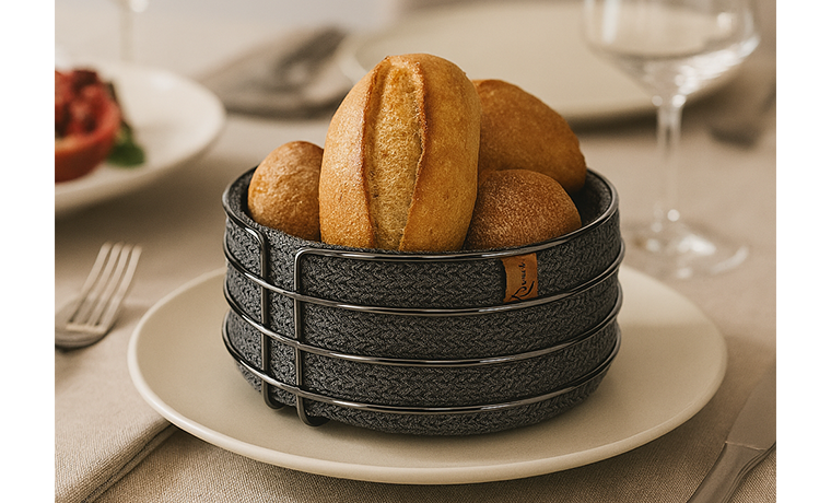 NATUREL YUVARLAK ANTRASİT TEL EKMEKLİK