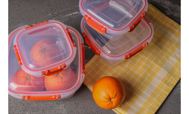 2,4LT RENKLİ SIZDIRMAZ KARE SAKLAMA KABI